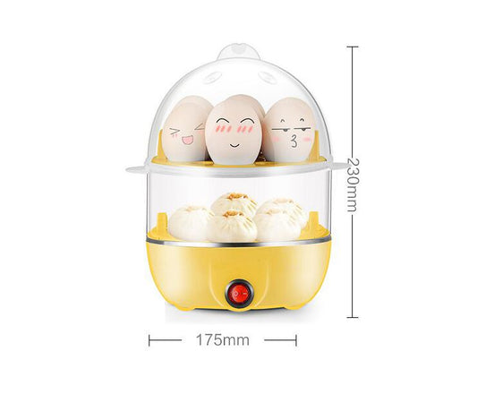 Multi-functional Egg Steamer Egg Boiler Double-layer Household Boiled Egg Fantastic Product Steamed Egg Mini Stainless Steel Breakfast Machine Cross-border